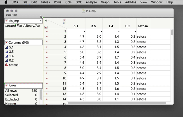 Solved Copy and Paste multiple column headers JMP User Community