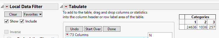 Solved: How to retrieve tabulated values by script - JMP User Community