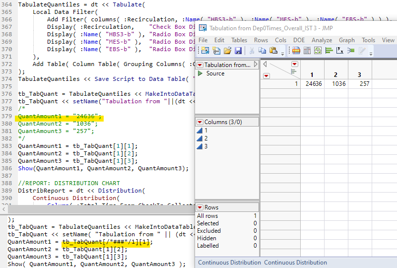 Solved: How to retrieve tabulated values by script - JMP User Community