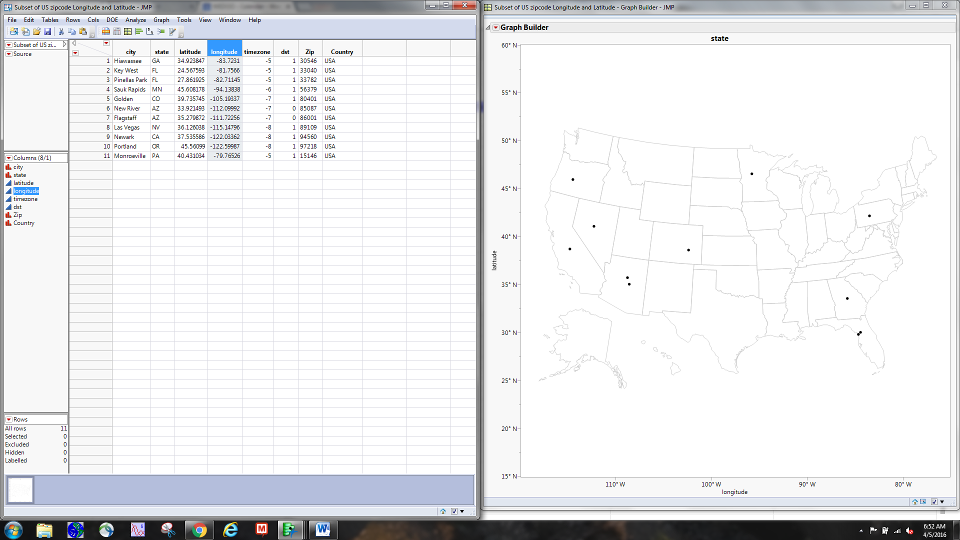 Solved: Map Shape role in Graph Builder - Only 1 point is shown in each ...