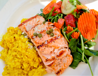 The Full Square Meal: Veggie Plate + Healthy Fat + Whole Grains