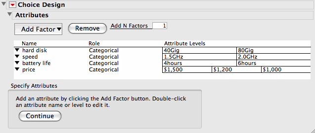 DOE Factors
