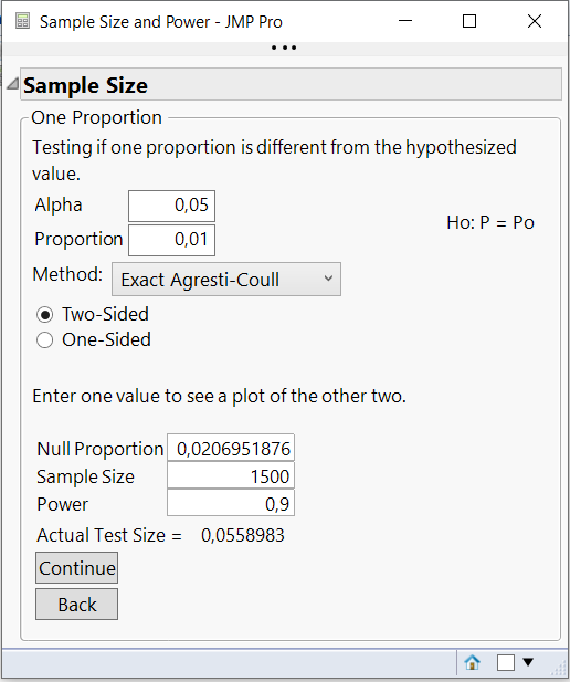 groove white increase Looking for a sample size calculator for defect proportions that can help  me opt... - JMP User Community