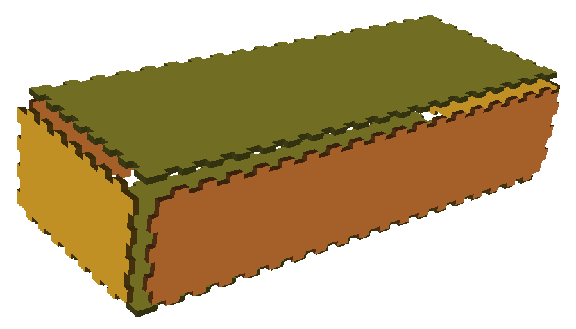 The JSL has an Explode parameter to see how the sides slide in to place.