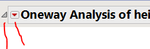 Outline with red triangle popup
