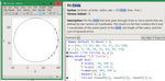 FitCircle output from the Scripting Index.