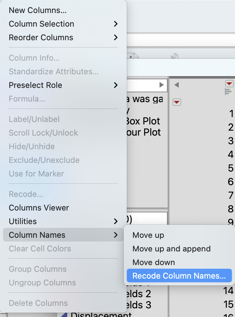 How To Use Text To Column Methods But Without Manually Renaming All The Splited Jmp User 0542