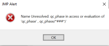 Solved: qc phase on control charts JMP User Community