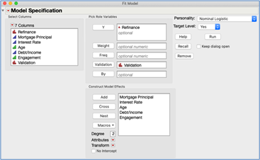 Figure 39A JMP Pro: Fit Mode