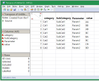 transposed and column-ized