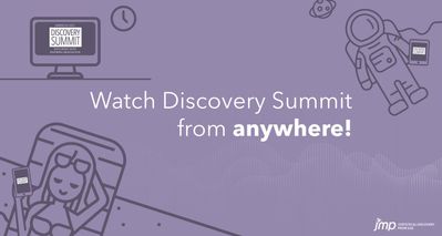 Join Discovery Summit from wherever you are.