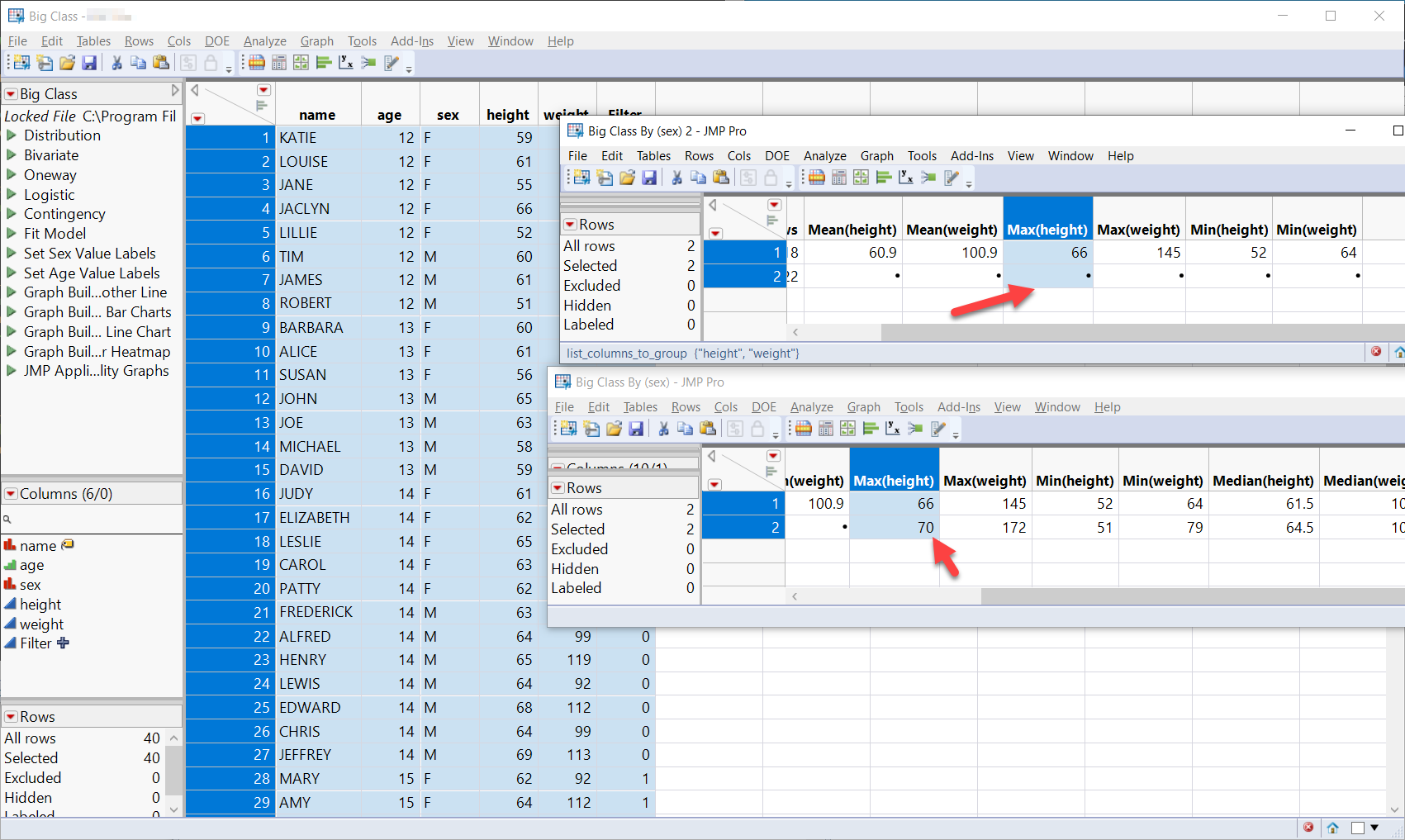 Summary table ignoring weight column in specific conditions (bug ...