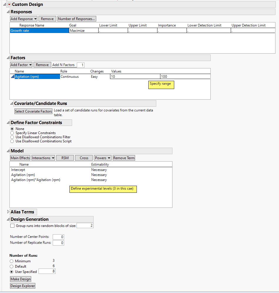 Jmp Doe Setting A Range For My Factors Jmp User Community 9879