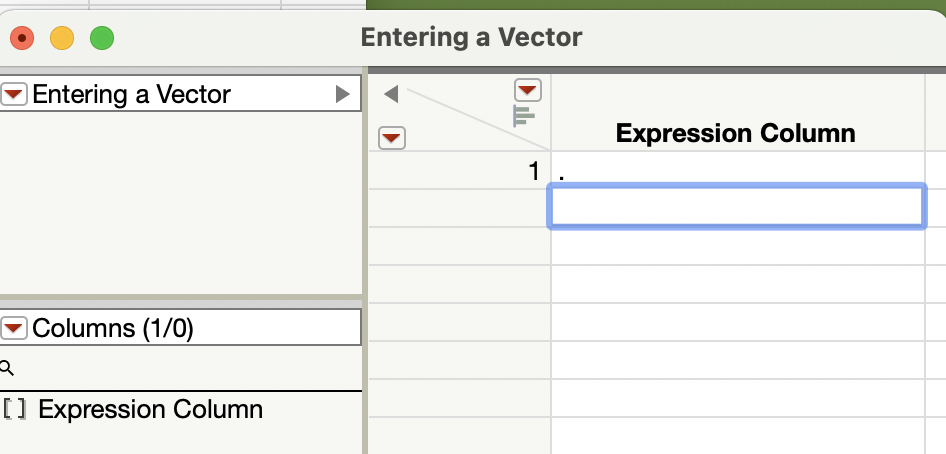 Solved: How to create expression columns? - JMP User Community