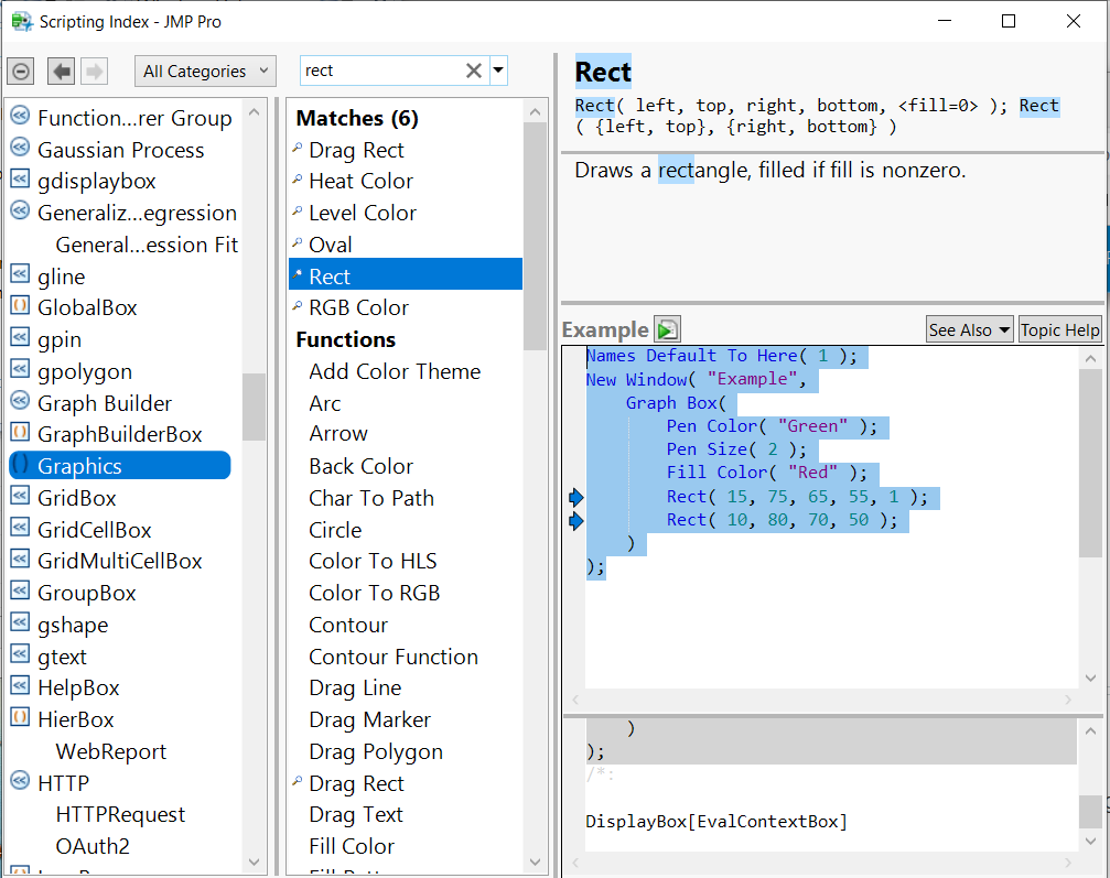 Solved: Rectangle Graphic - JMP User Community
