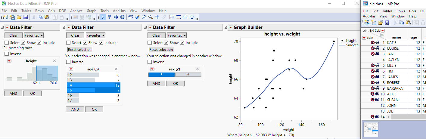Is it possible to make a data filter wider (instead of taller) as more ...