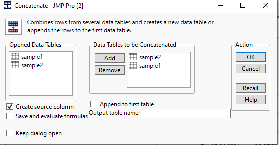 Data lost when joining table - JMP User Community