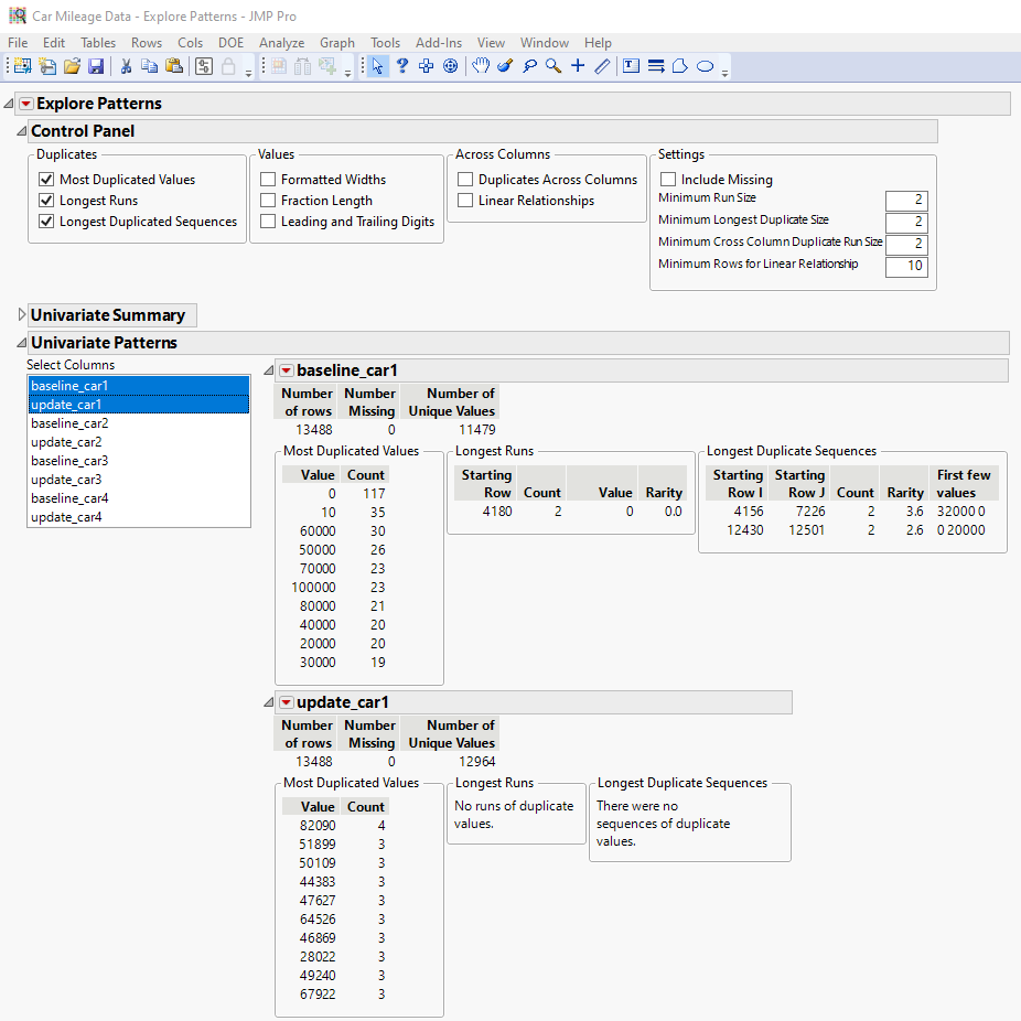 Use JMP to find patterns (and anomalies) in data