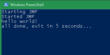 Right-click the .PS1 script on the desktop and ->Run in PowerShell.