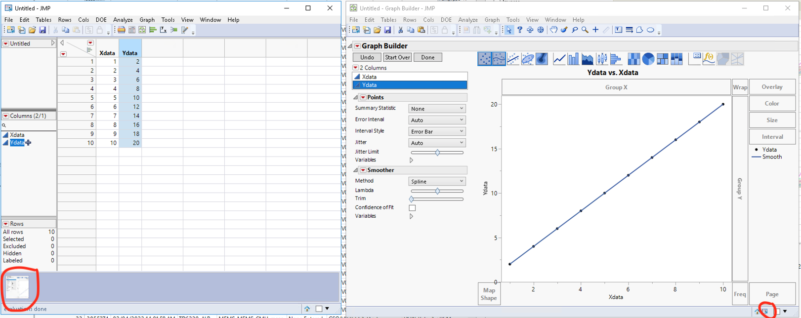 Is there a data table thumbnail panel for Mac? - JMP User Community