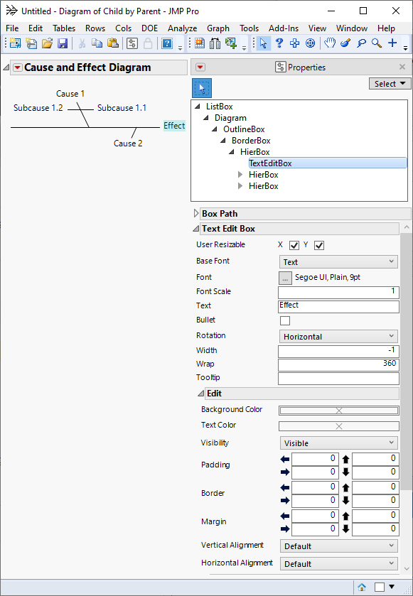Solved Using JSL (xpath) to change text edit boxes within Cause and