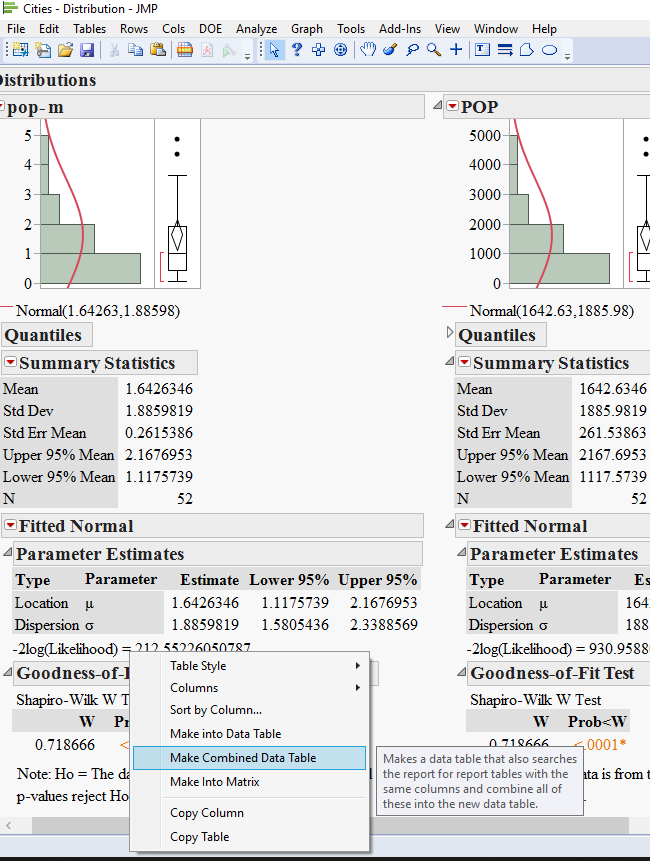 Solved: Help Interpreting KSL test results in Goodness of