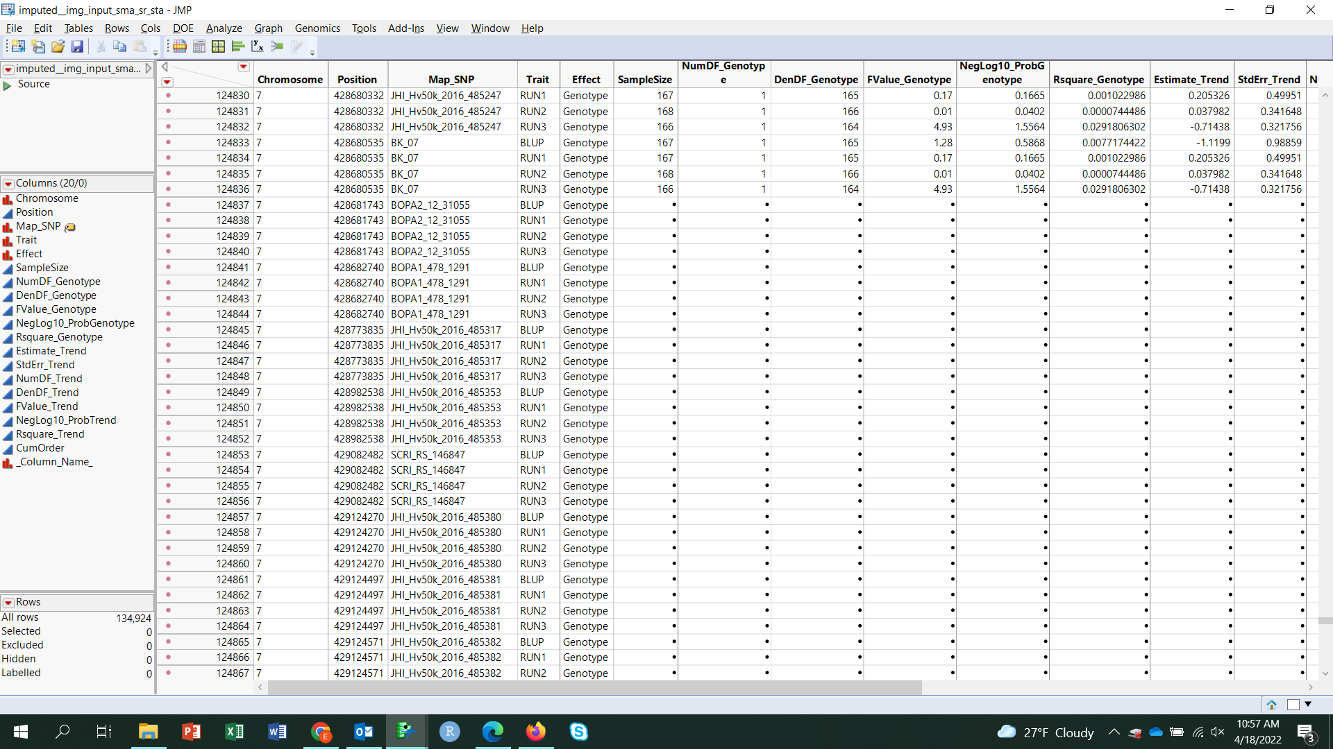 Missing values gwas analysis - Page 2 - JMP User Community