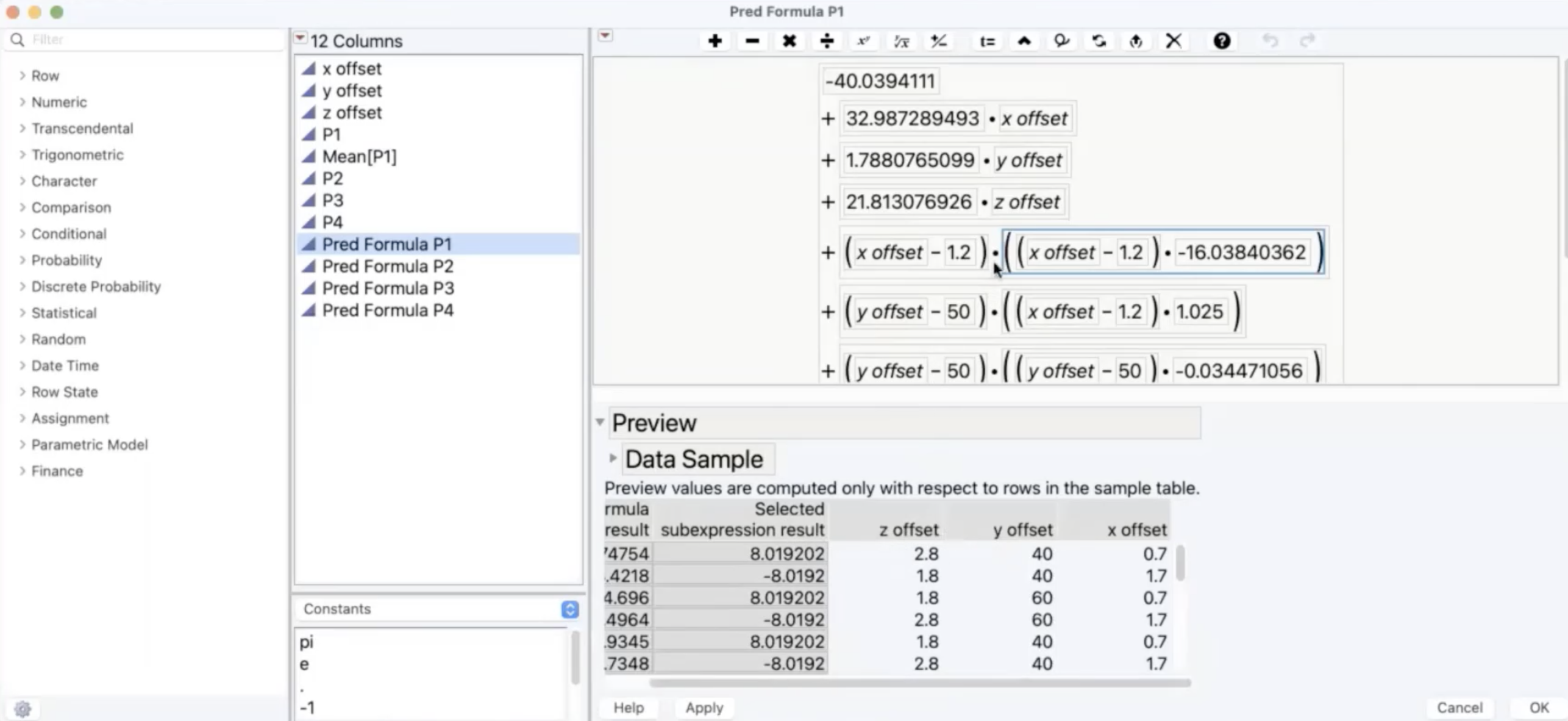 Using Formulas And The Formula Editor Jmp User Community 7286