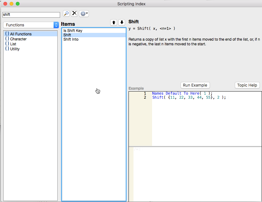 Scripting Index from JMP 13