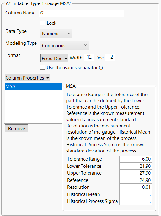 Type 1 Gauge Study in JMP 17 JMP User Community