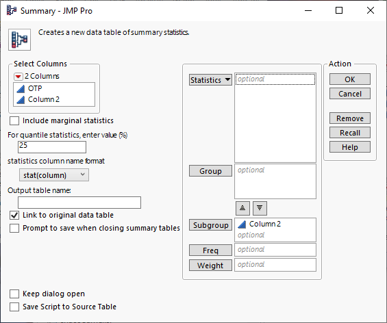 Solved: Operation Rows - JMP User Community