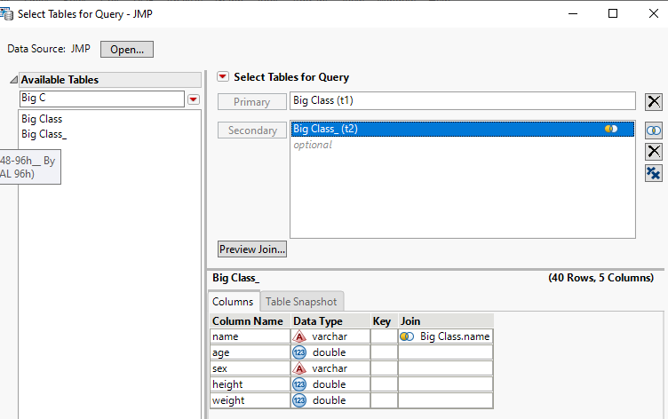 Solved: JMP Query Builder - define the string to append? - JMP User ...