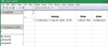 Column formulas extract dates and times.