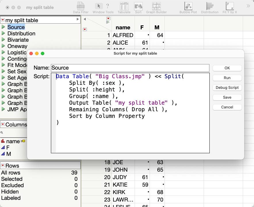 Solved: How can I split text in a column into multiple columns? - JMP User  Community