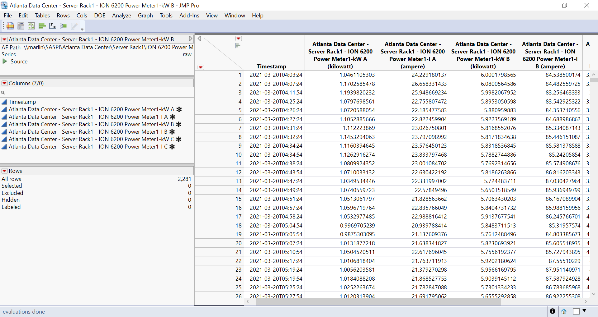 OSIsoft-PI concatenator - JMP User Community