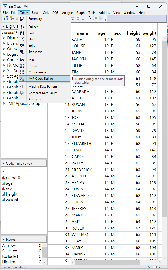 Solved: Sub-Sample randomly from a column - JMP User Community