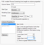 Figure 8: Column Info dialog