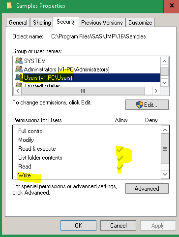 User Permissions