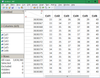 lots of rows, six columns