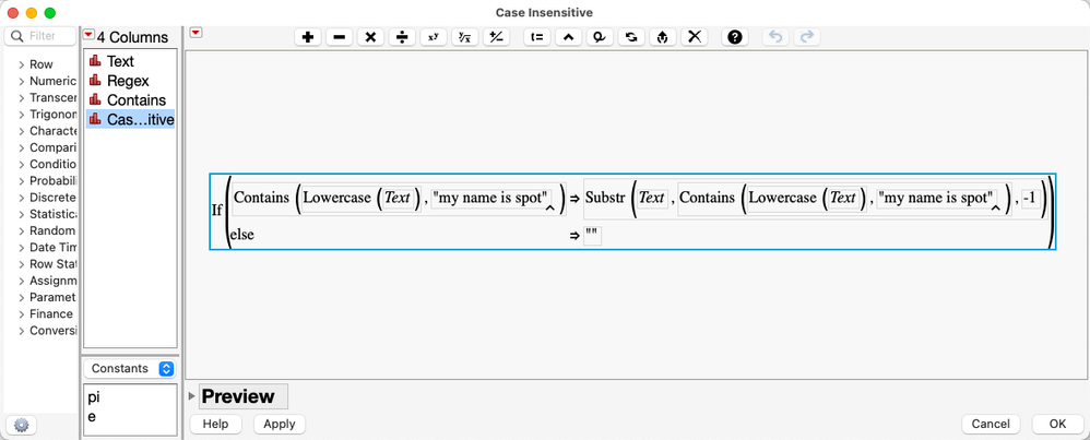 Lowercase()