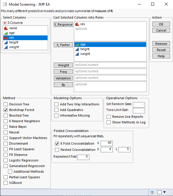 One Hold Out Cross Validation Jmp User Community 3563