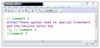 Script Editor Window with contents of file