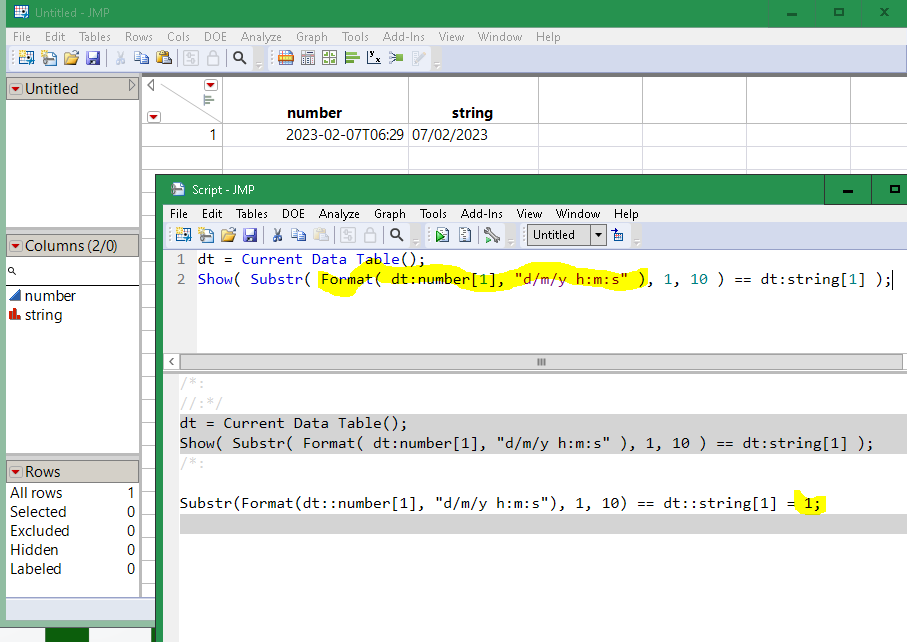 Using the format() function; the numeric date is in year-month-day for 7 February; the character format is in day/month/year.