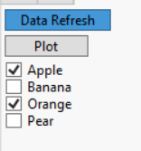 How to connect check boxes to data output with dashboard? - JMP User ...