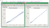 N^2 on left, linear or right. The N^2 behavior results from non-simple column expressions.