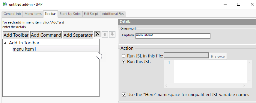 Workflow Builder + AddIns - JMP User Community