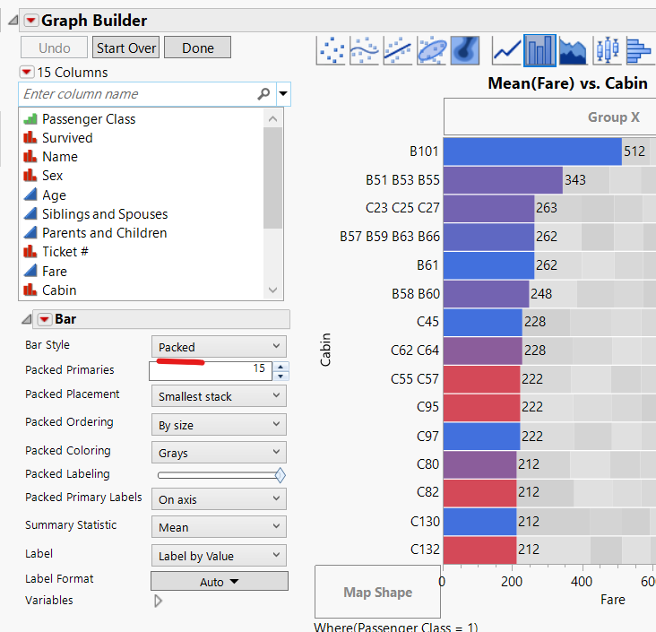 Make Vertical bar chart showing only Top 10 - JMP User Community