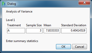 ANOVA from Data Summary - JMP User Community