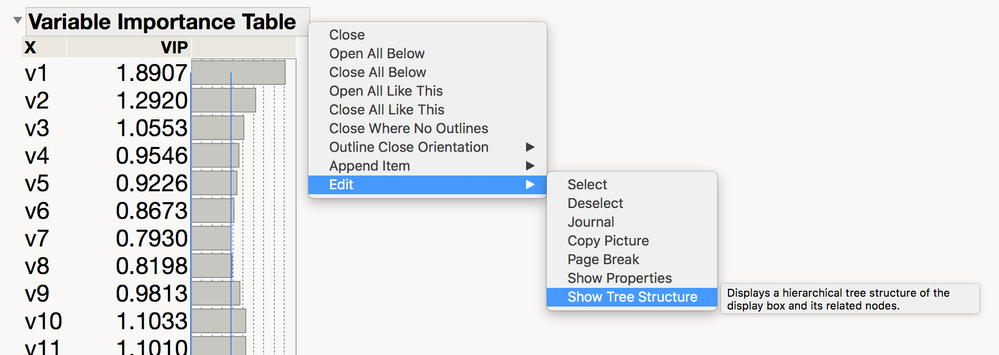 Edit--Show Tree Structure