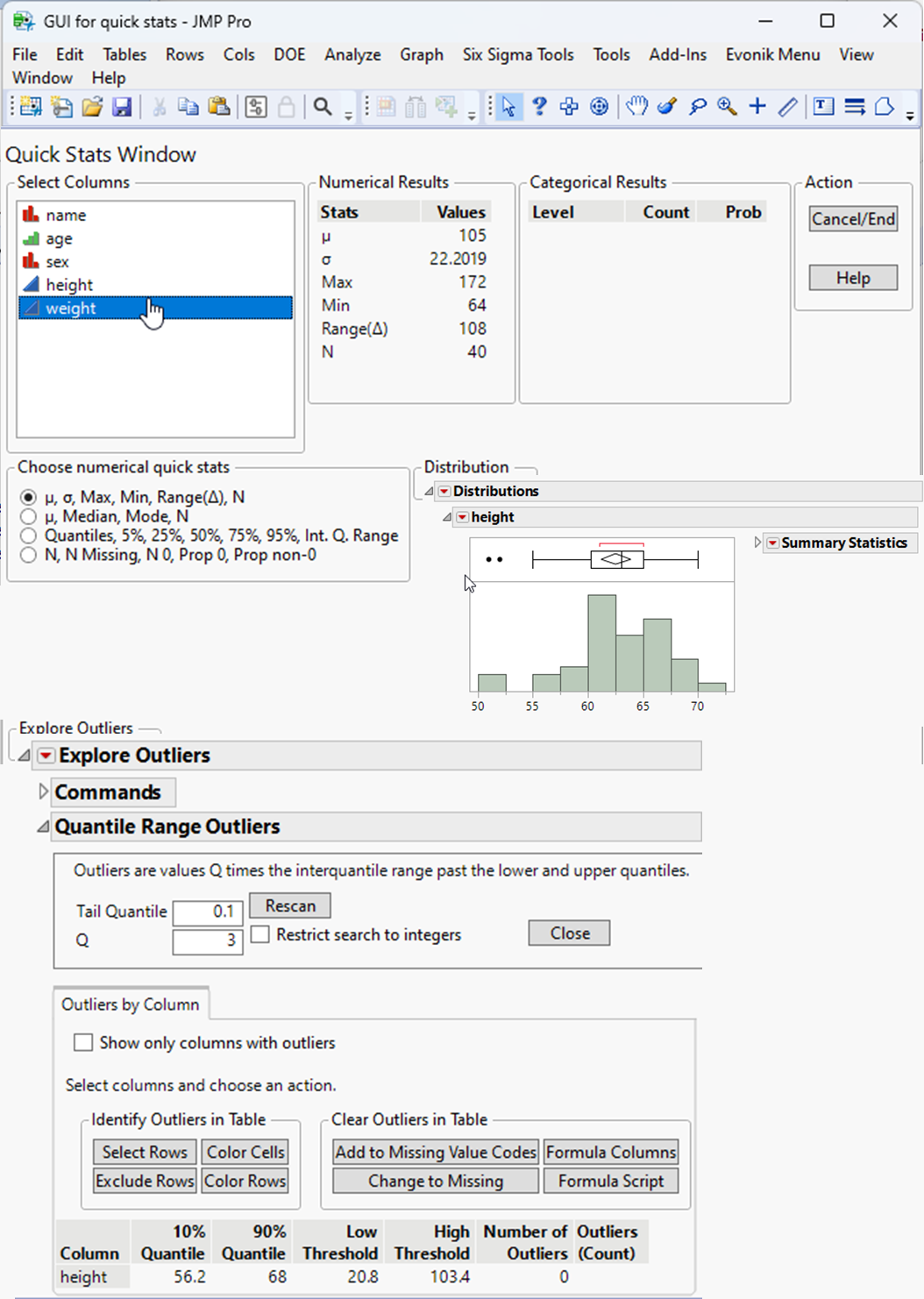 Solved How to update distribution graph and explore outlier platform